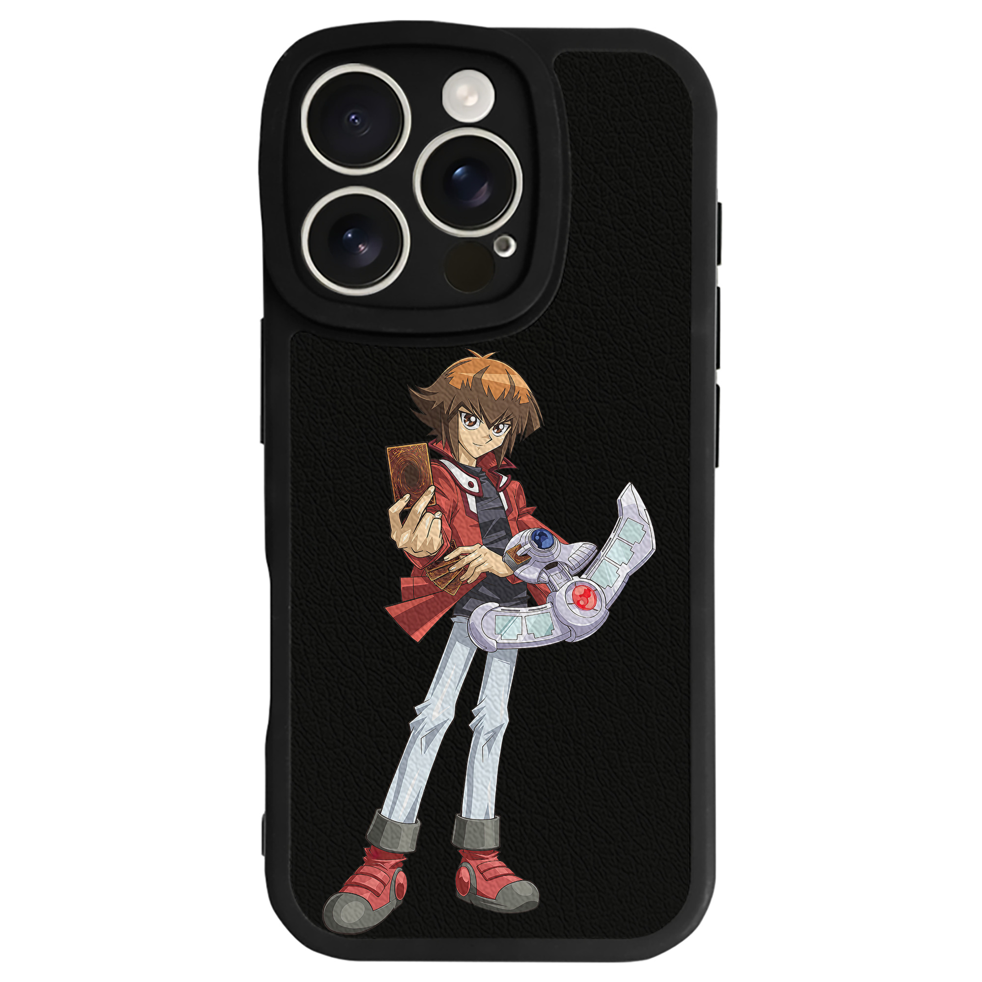遊☆戯☆王 Yu-Gi-Oh! 【iPhone 16シリーズ対応】シリコンスマホケース（レザー調） 材質：シリコン
